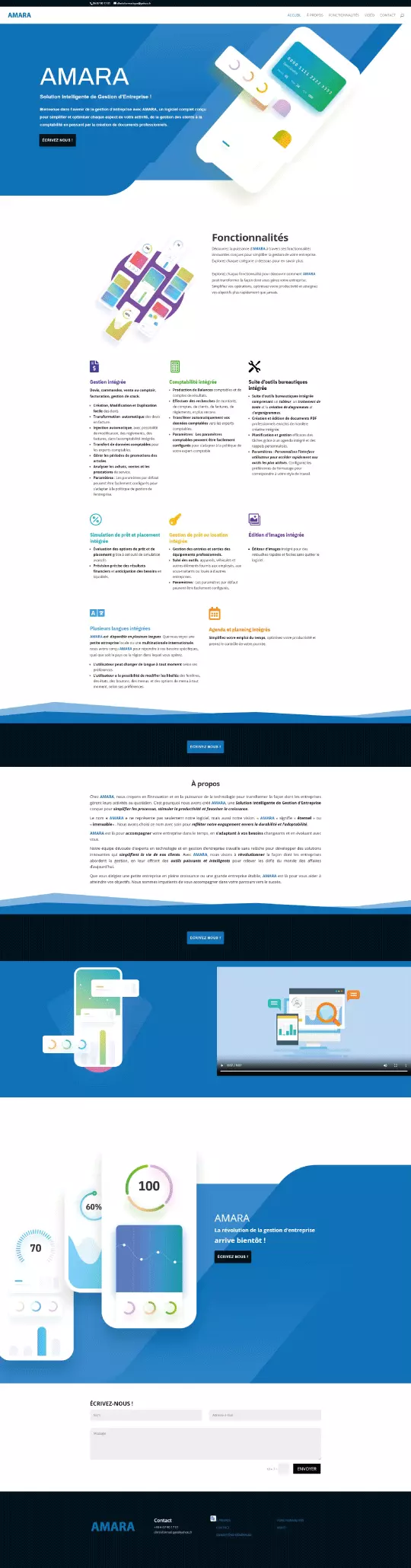 creation site web amara-it.com-page-complet-solution-gestion-entreprise